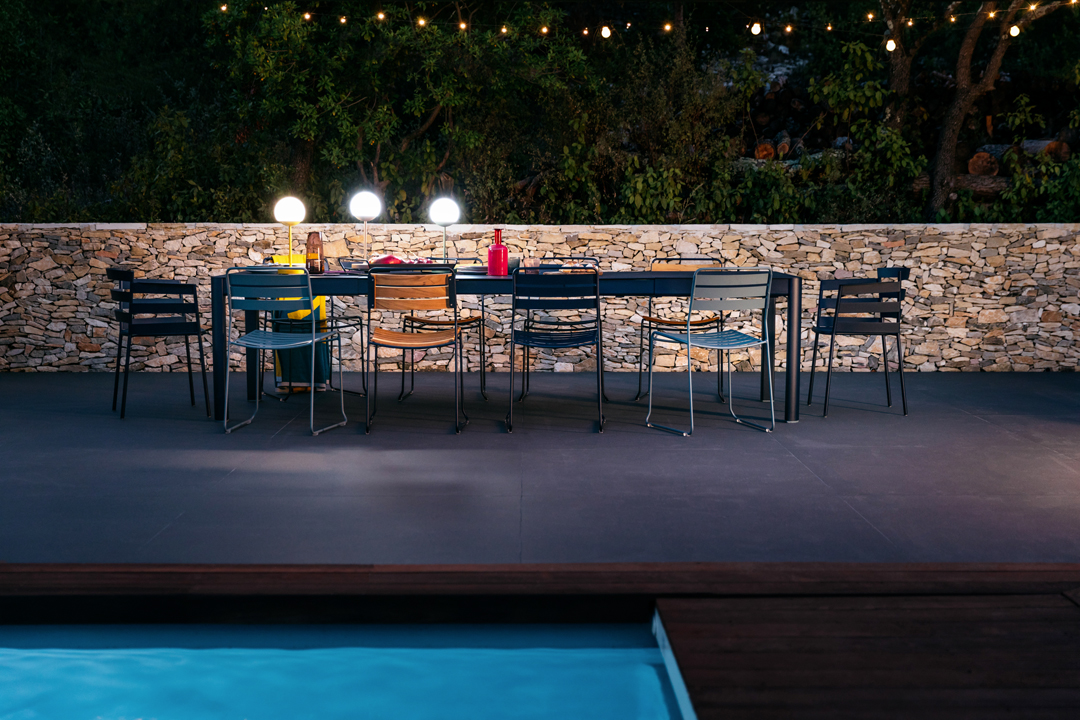 Fermob Ribambelle Table with Extension - 1490 - 2990mm - Clay Grey - Floor Stock