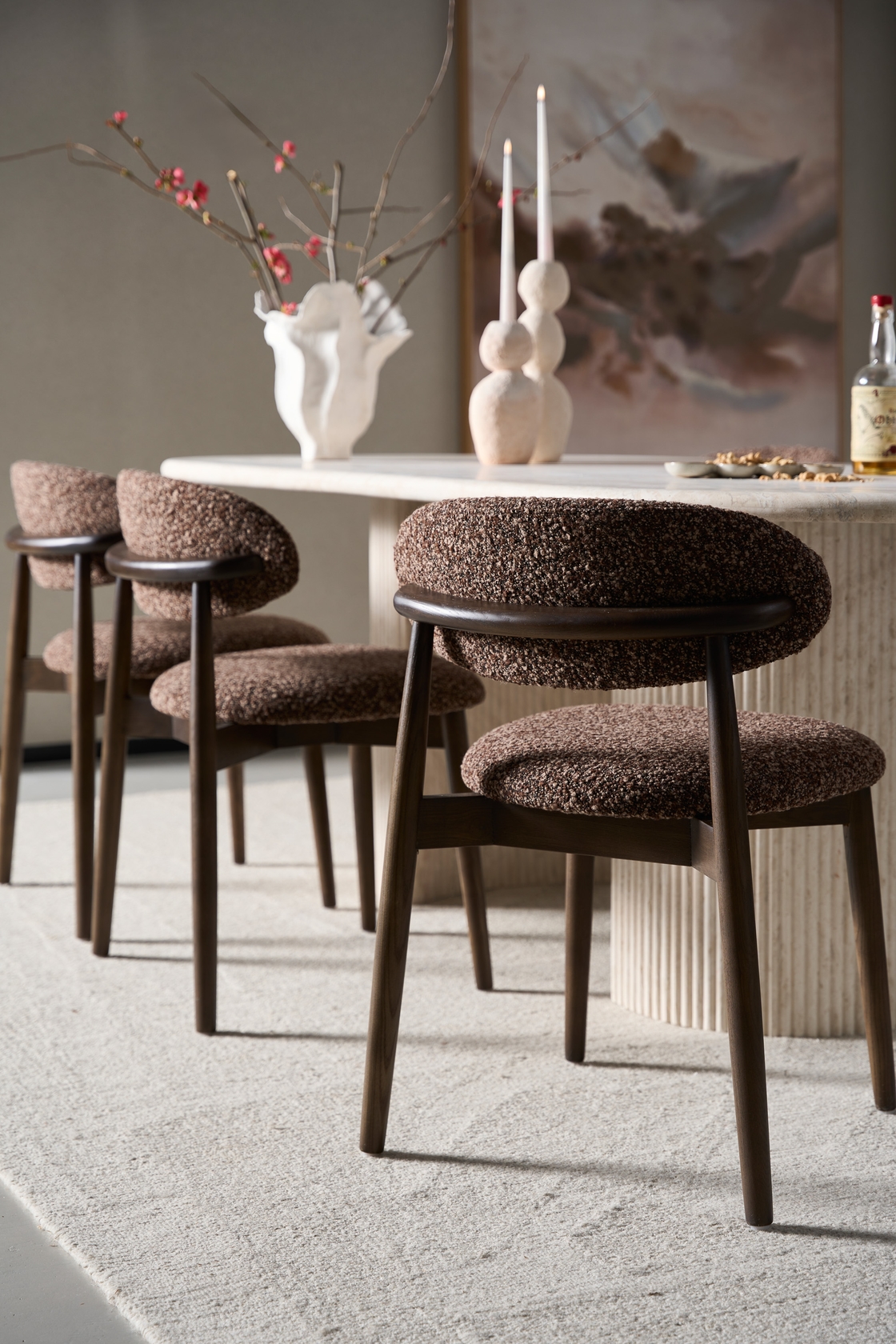 Willow Dining Chair - Walnut / Mocha - Floor Stock