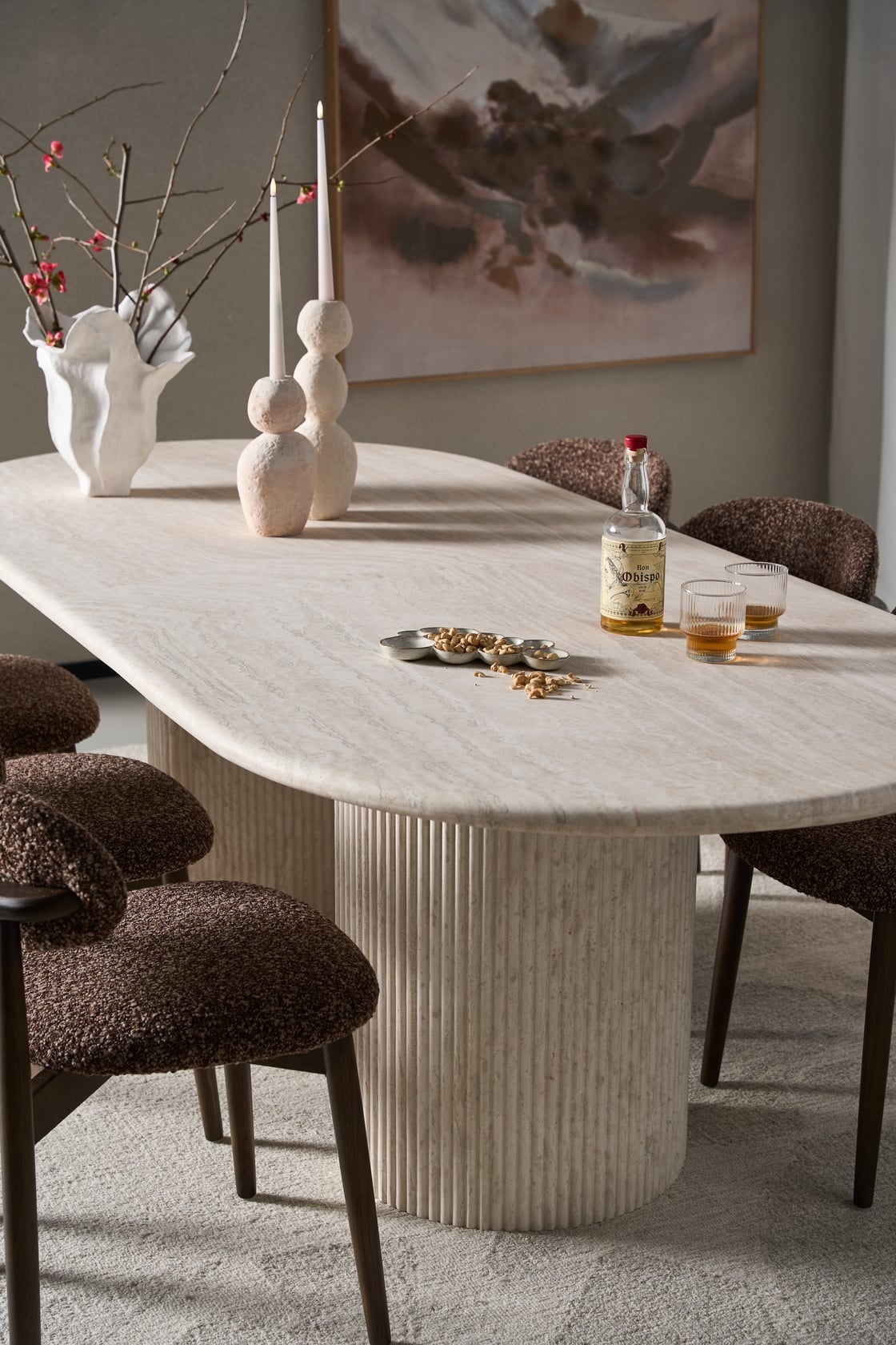 Willow Dining Chair - Walnut / Mocha - Floor Stock