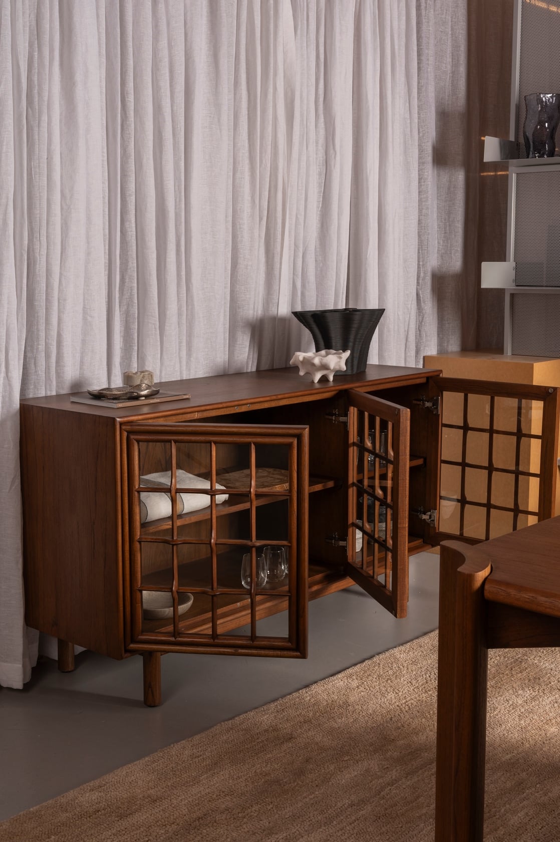 Malta 3 Doors Sideboard - Coffee - Floor Stock