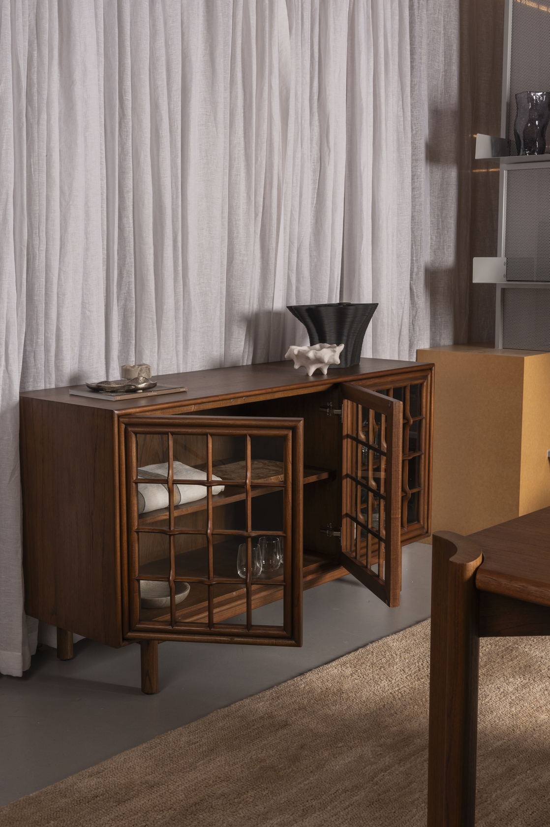 Malta 3 Doors Sideboard - Coffee - Floor Stock