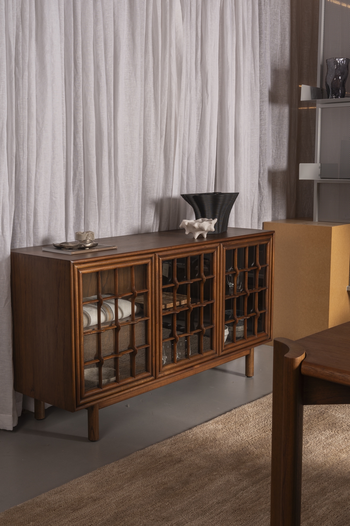 Malta 3 Doors Sideboard - Coffee - Floor Stock