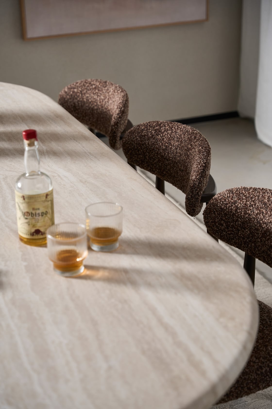 Willow Dining Chair - Walnut/Cumin - Set of 4 - Floor Stock