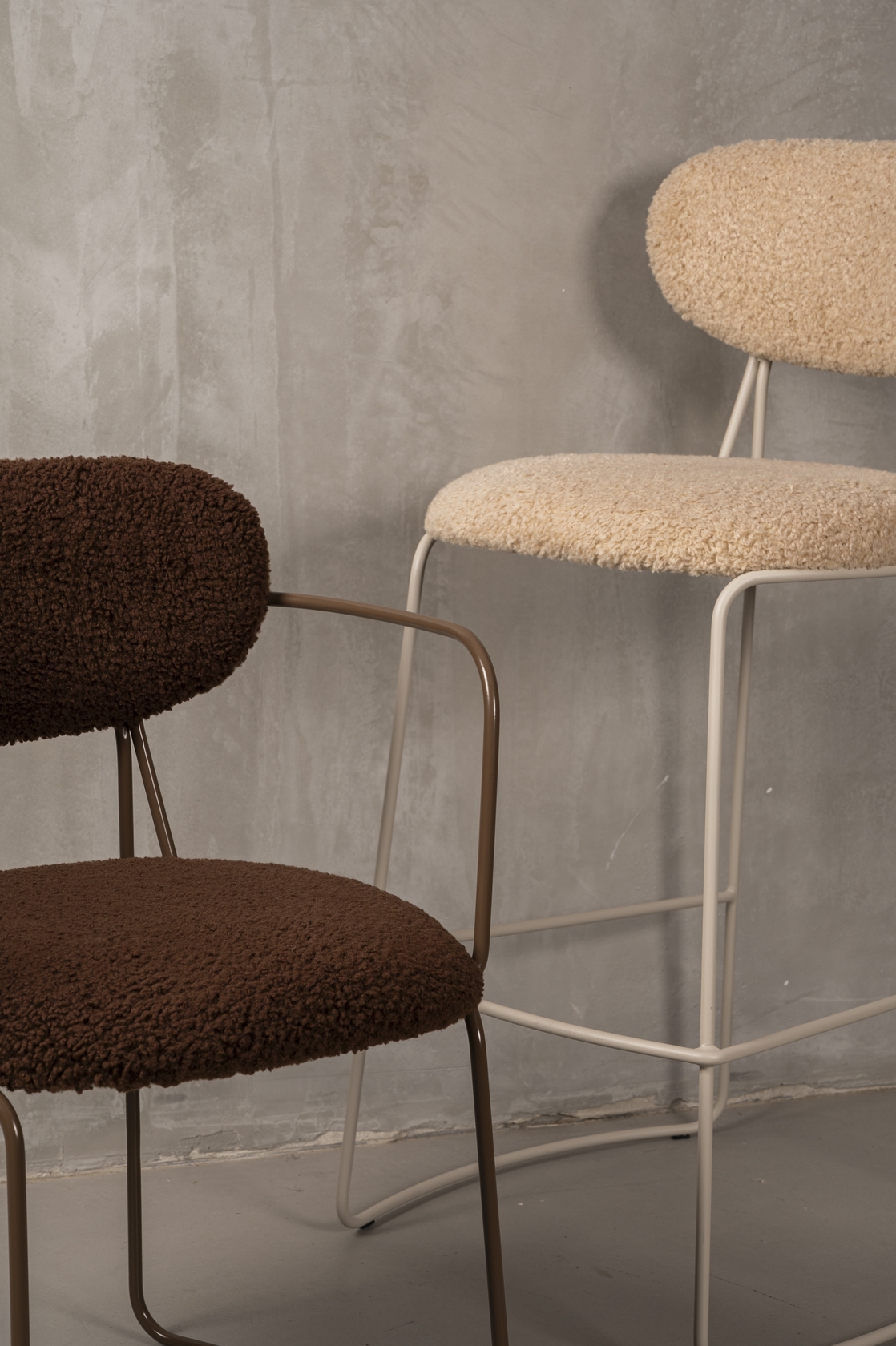 Chester Armchair - Nutmeg Fur - Set of 6 - Floor Stock