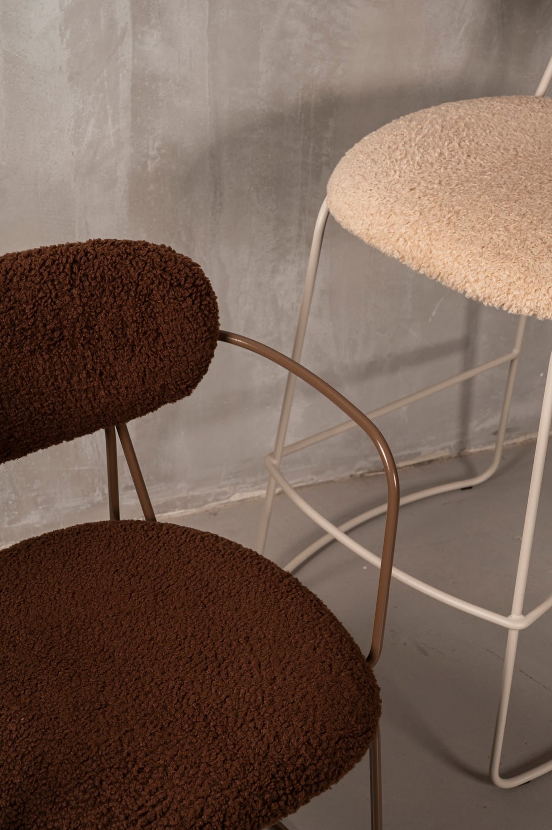 Chester Armchair - Nutmeg Fur - Set of 6 - Floor Stock