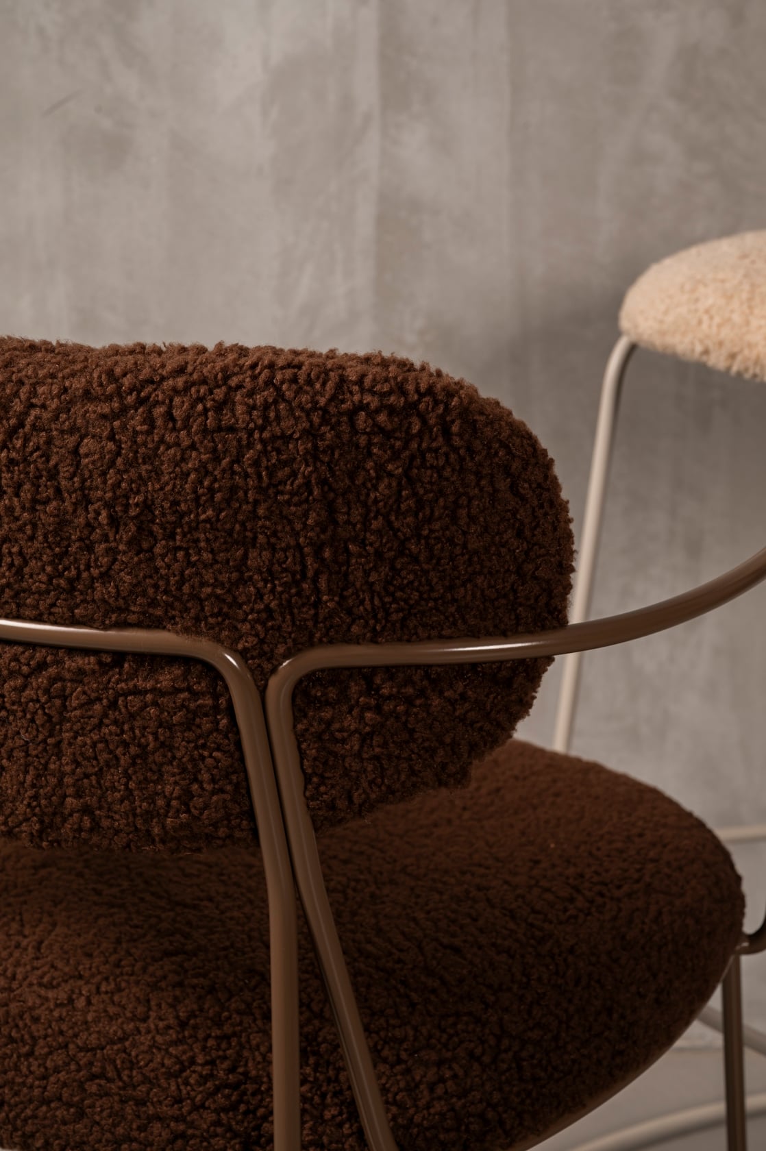 Chester Armchair - Nutmeg Fur - Set of 6 - Floor Stock