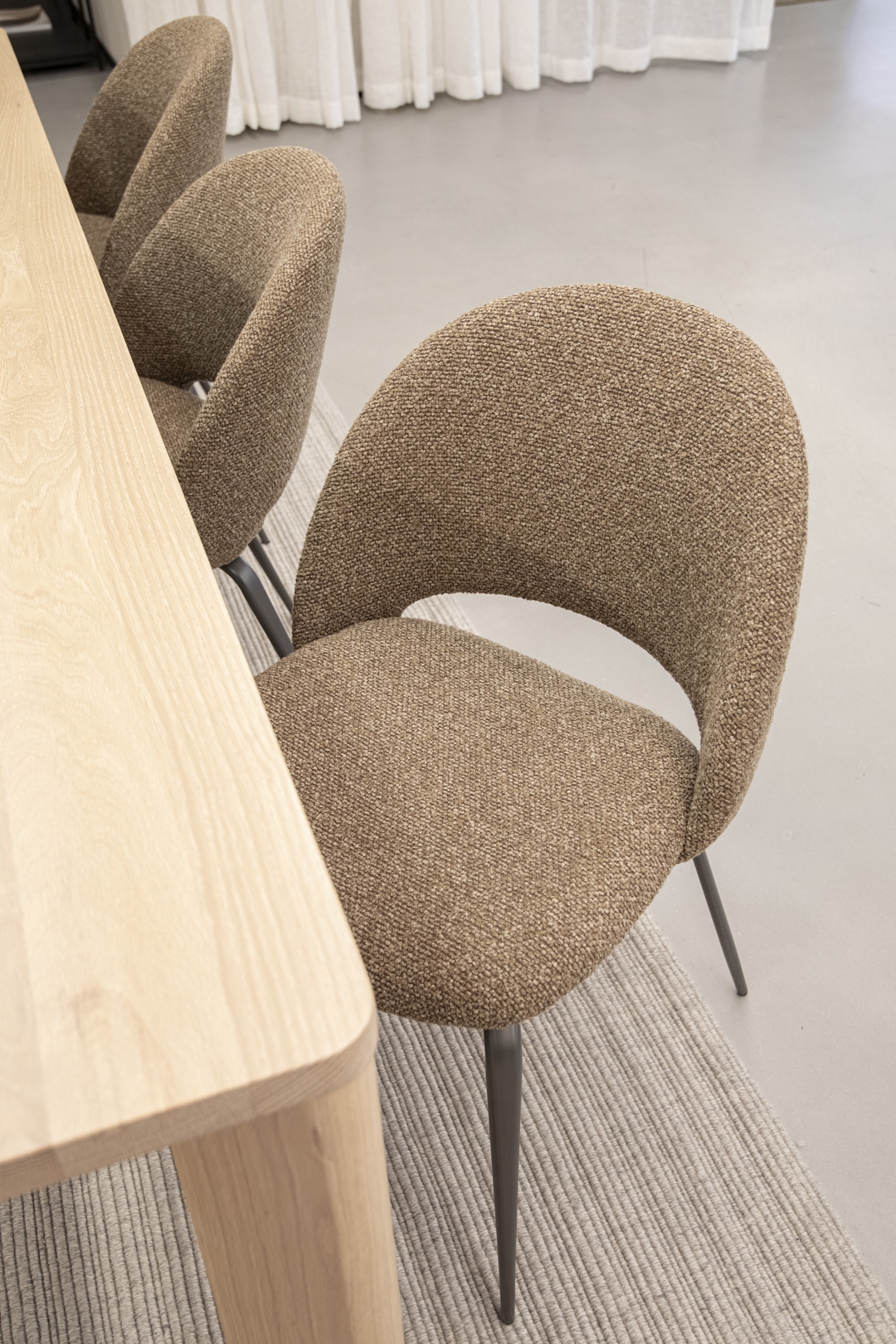 Bolla Dining Chair - Cocoa - Set of 6 - Floor Stock