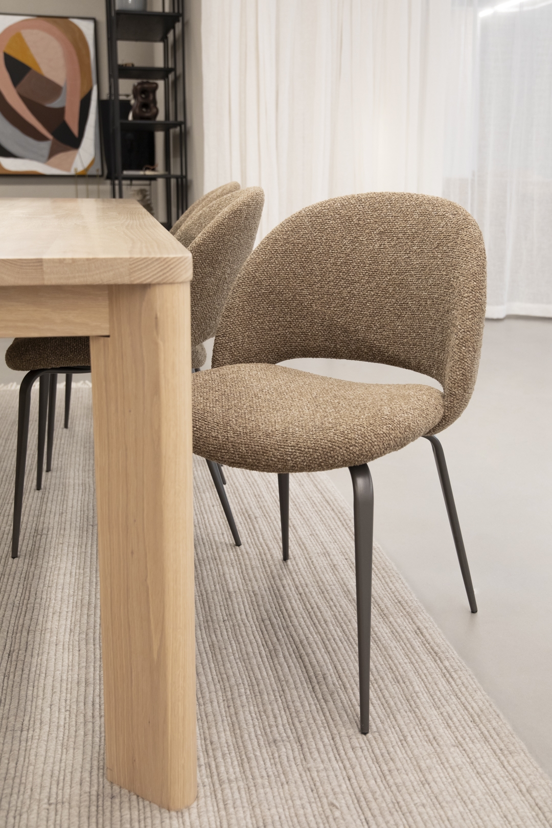 Bolla Dining Chair - Cocoa - Set of 6 - Floor Stock