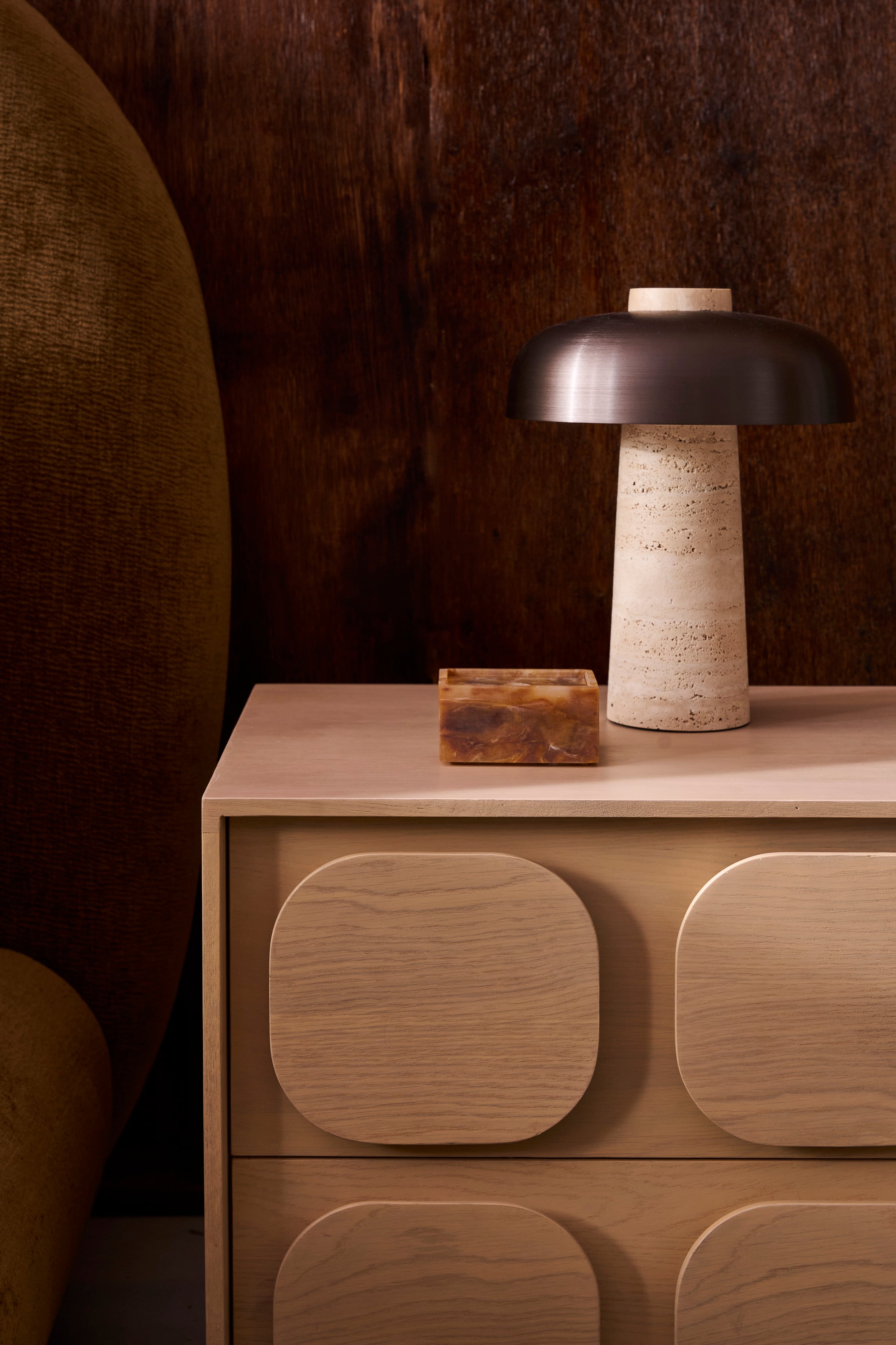 Tansu Bedside Table - Natural Oak - Set of 2 - Floor Stock