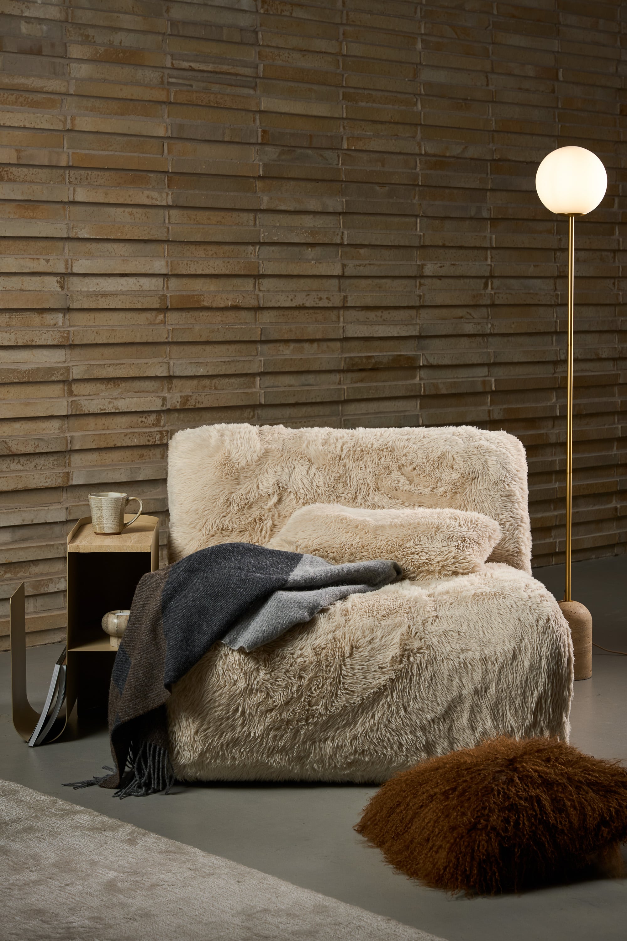 Vault Side Table - Cashmere - Floor Stock
