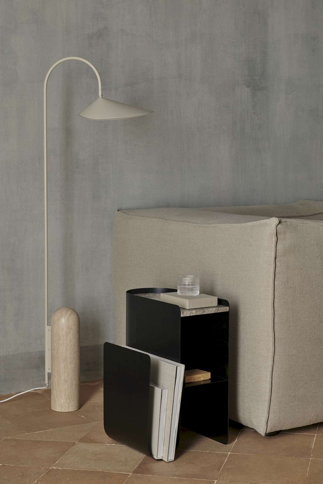 Vault Side Table - Cashmere - Floor Stock