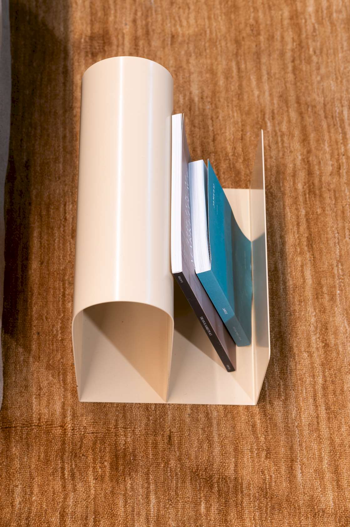 Enya Metal Magazine Holder - Brown - Floor Stock