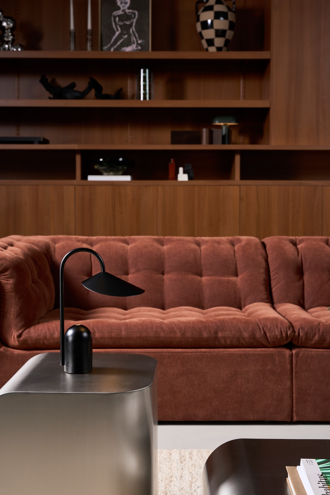 Furrow 4 Seater Sofa - Russet-Sahara 0015 - Floor Stock