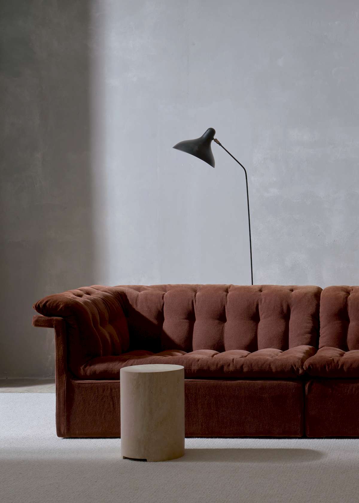 Furrow 4 Seater Sofa - Russet-Sahara 0015 - Floor Stock