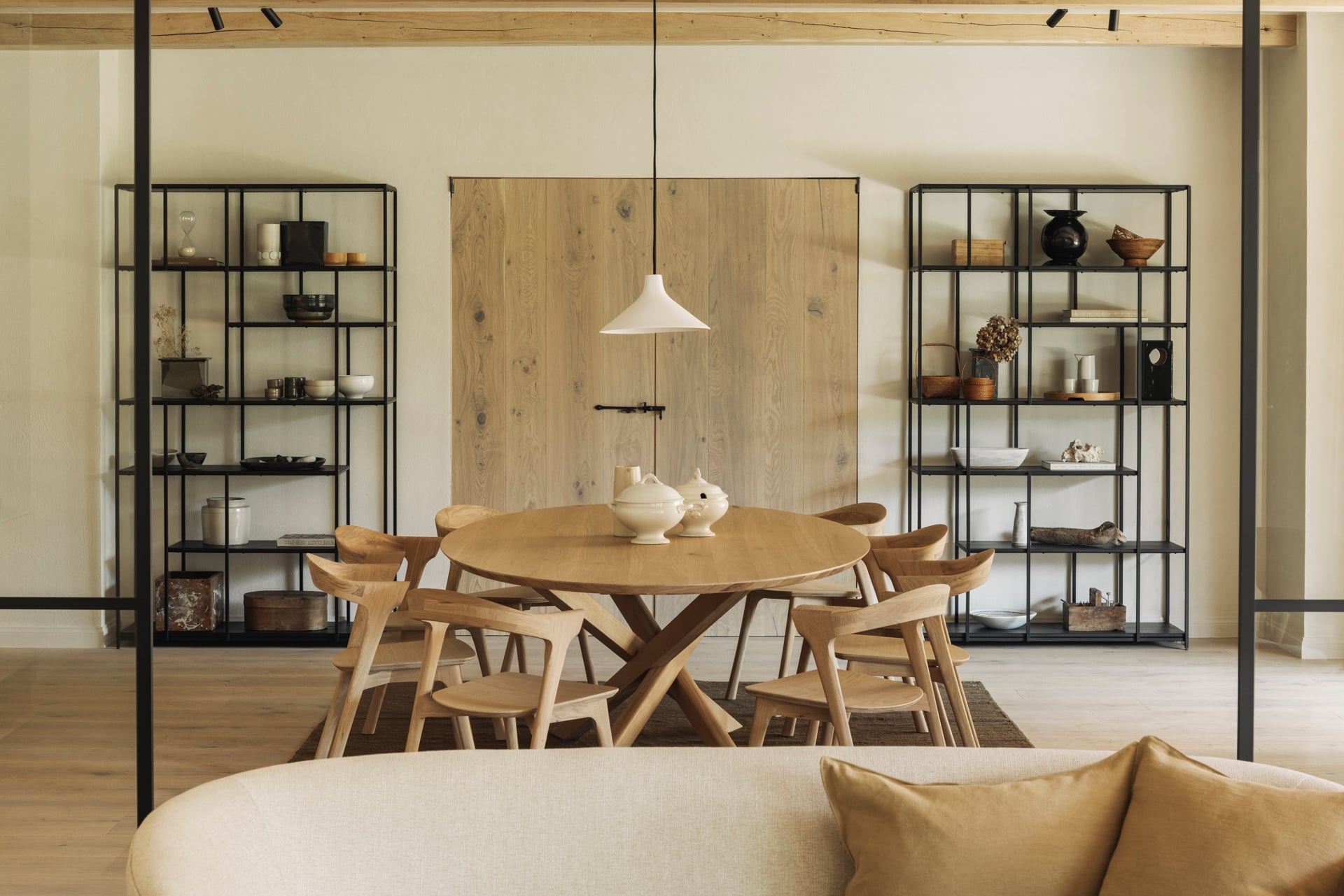 Ethnicraft Oak Mikado Oval Dining Table - Floor Stock