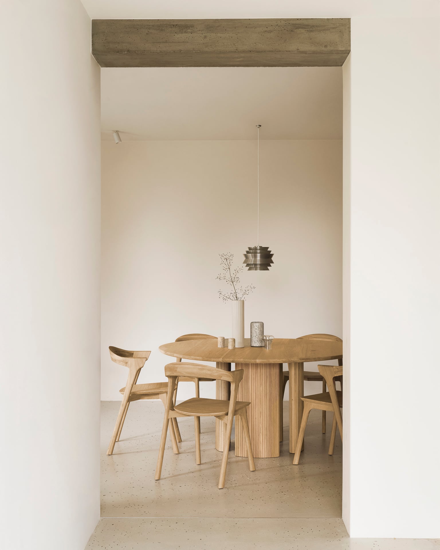 Ethnicraft Oak Roller Max Dining Table - Floor Stock
