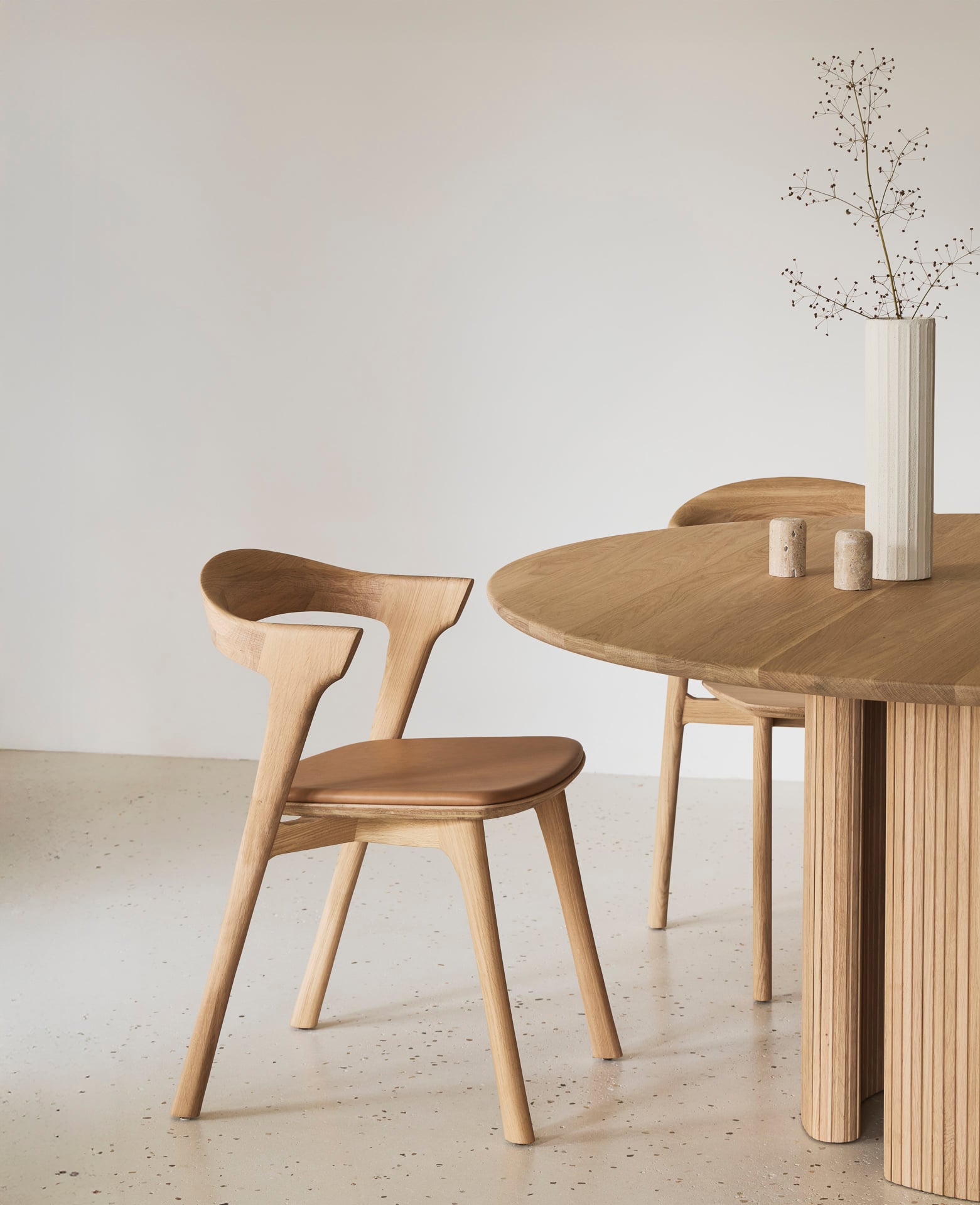Ethnicraft Oak Roller Max Dining Table - Floor Stock