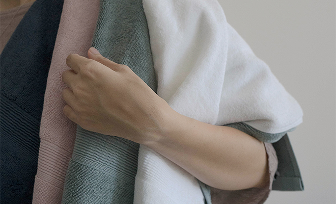 Silver towels on sale