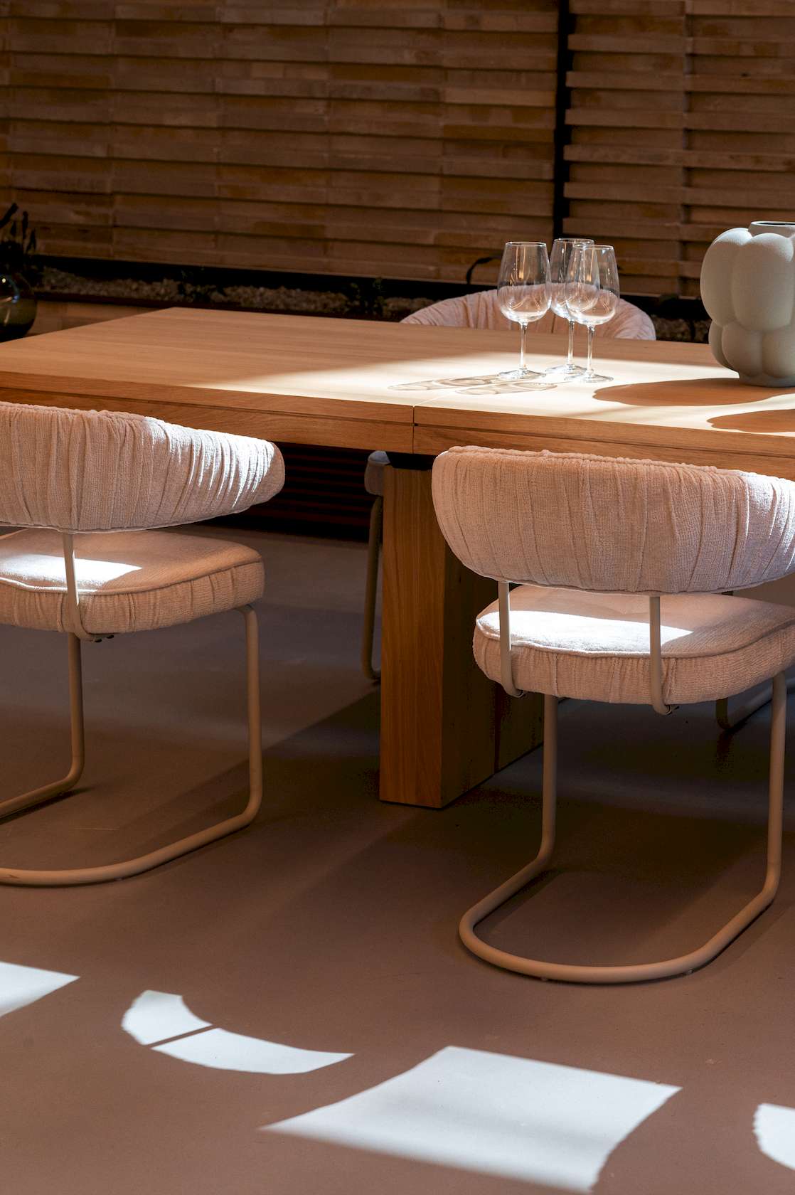Ethnicraft Oak Double Extendable Dining Table - Natural Oak - Floor Stock