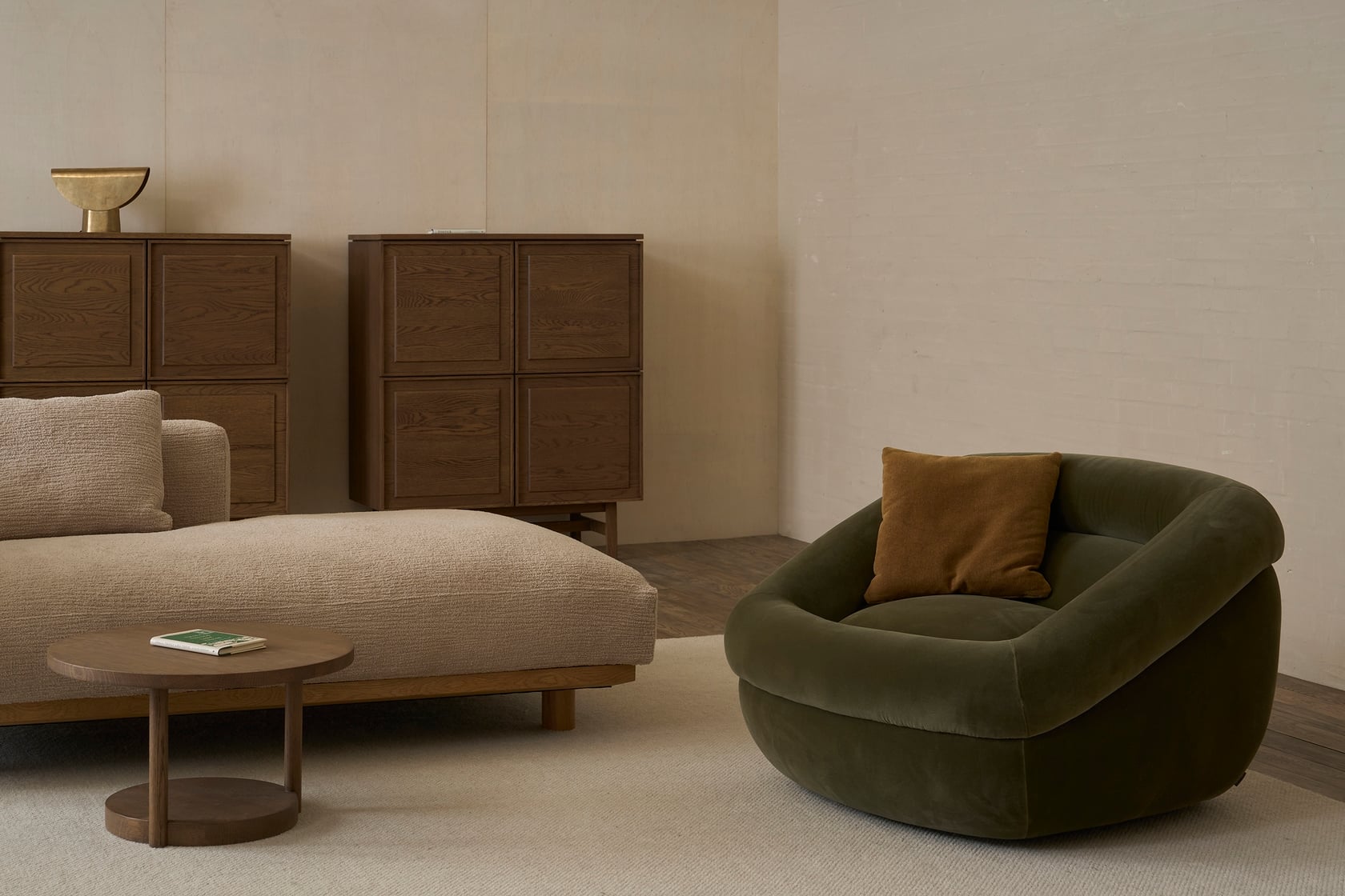 Pambula Lounge Chair - Sepia-Conte 1113 - Floor Stock