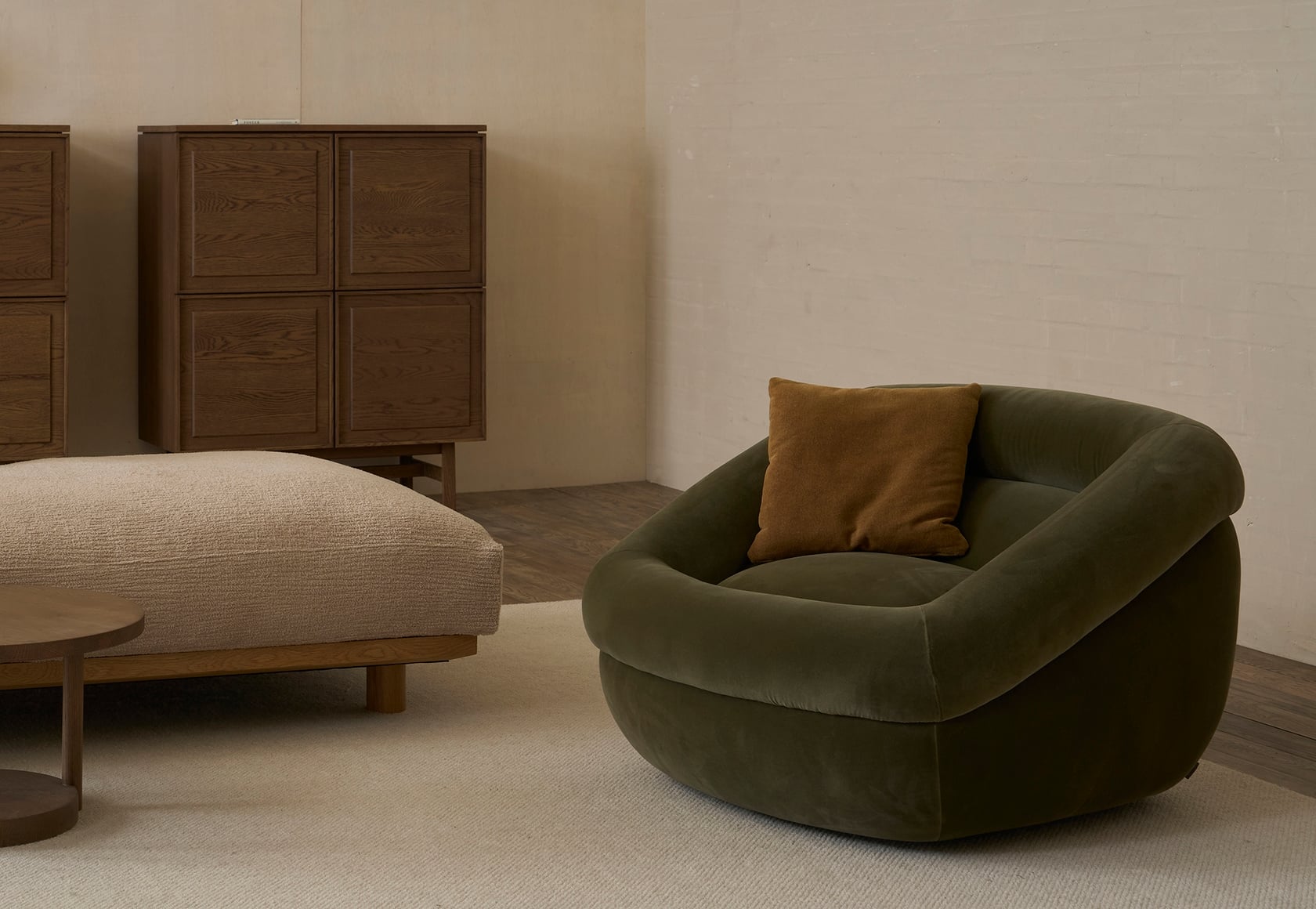 Pambula Lounge Chair - Sepia-Conte 1113 - Floor Stock