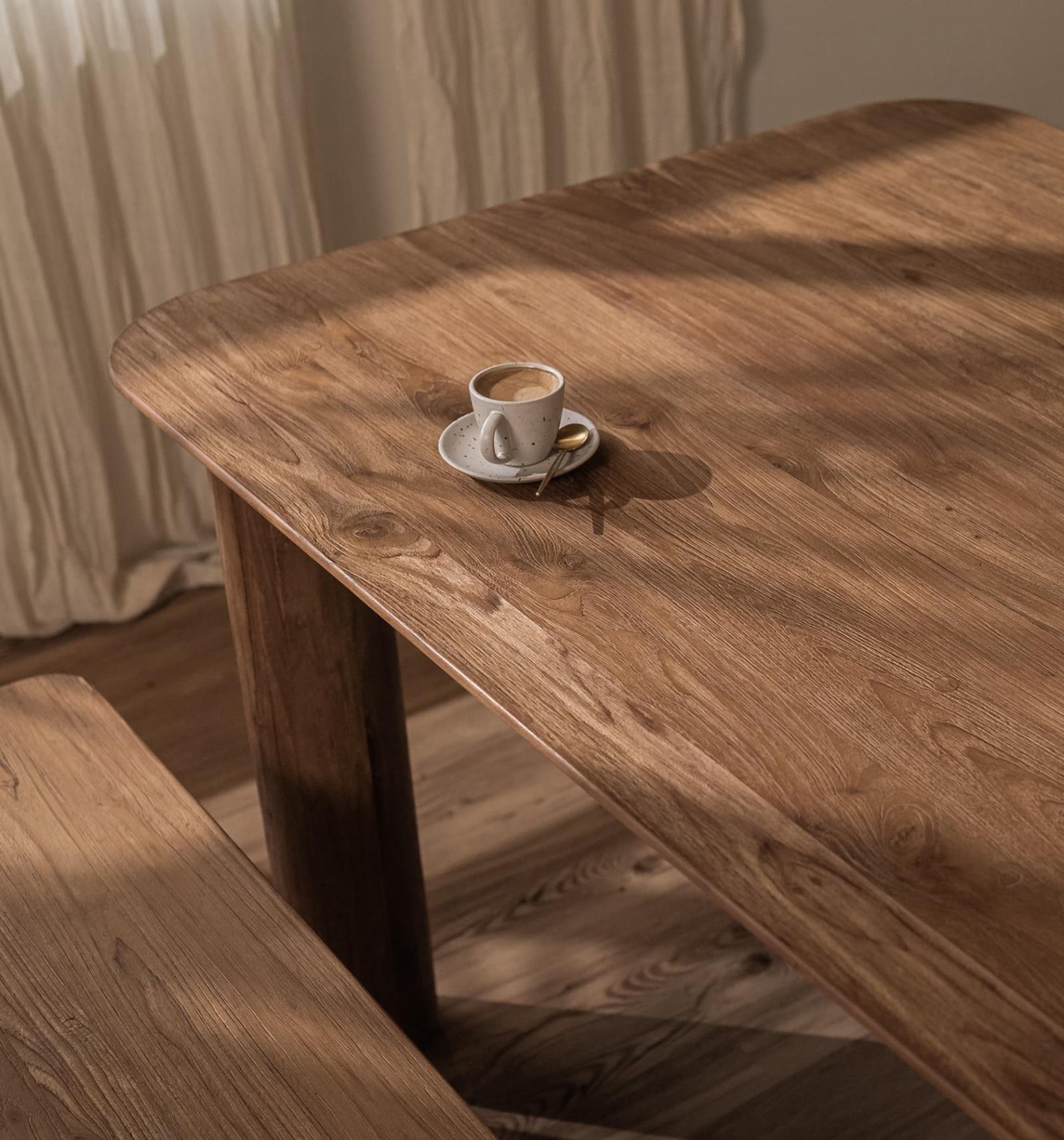 dBodhi Dino Rectangular Dining Table - 1900mm / Teak - Floor Stock
