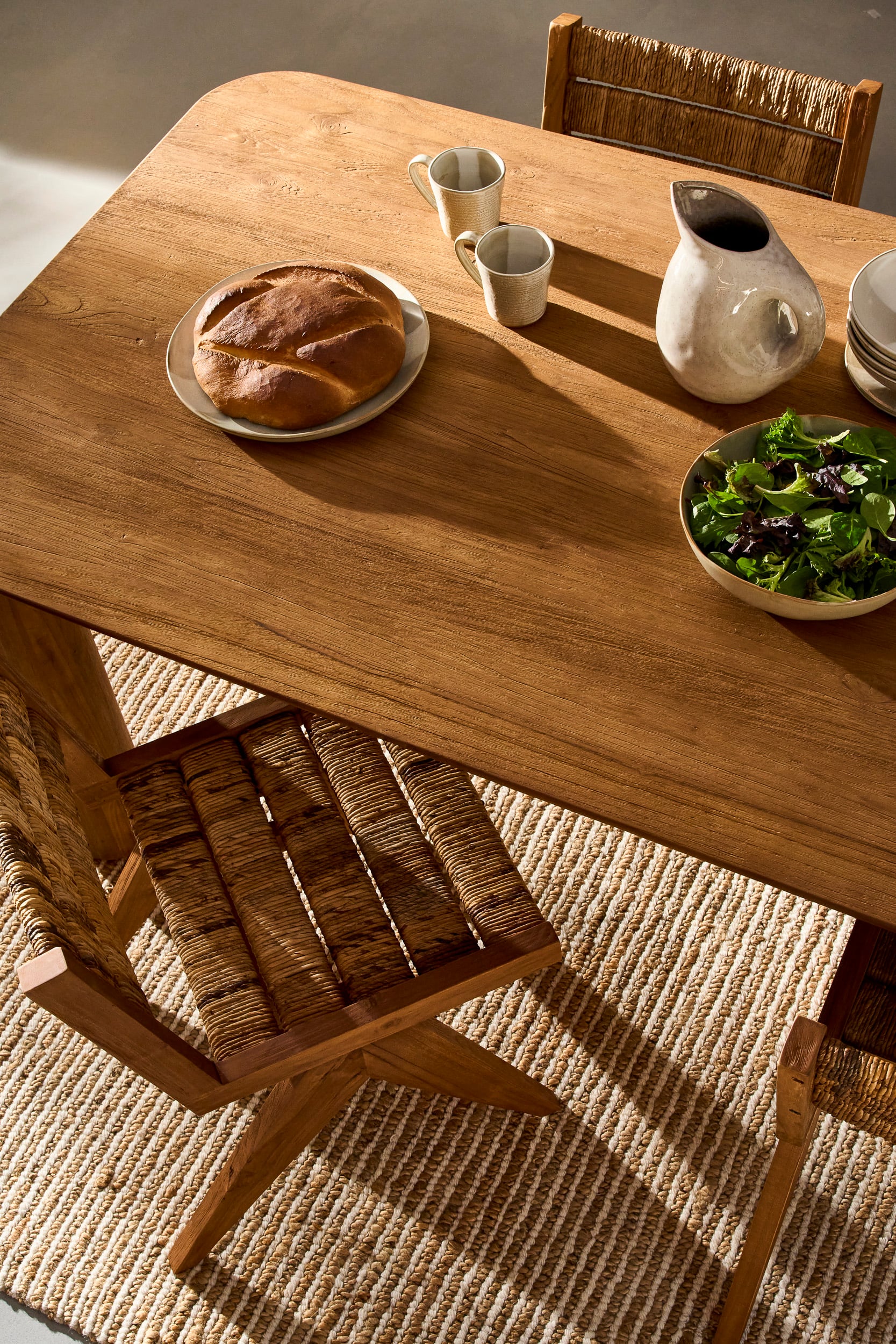 dBodhi Dino Rectangular Dining Table - 1900mm / Teak - Floor Stock