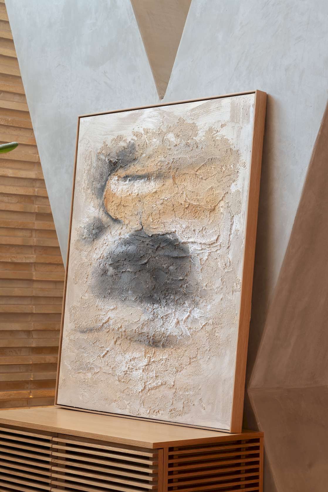 Catton Hand Painted Wall Art - Floor Stock