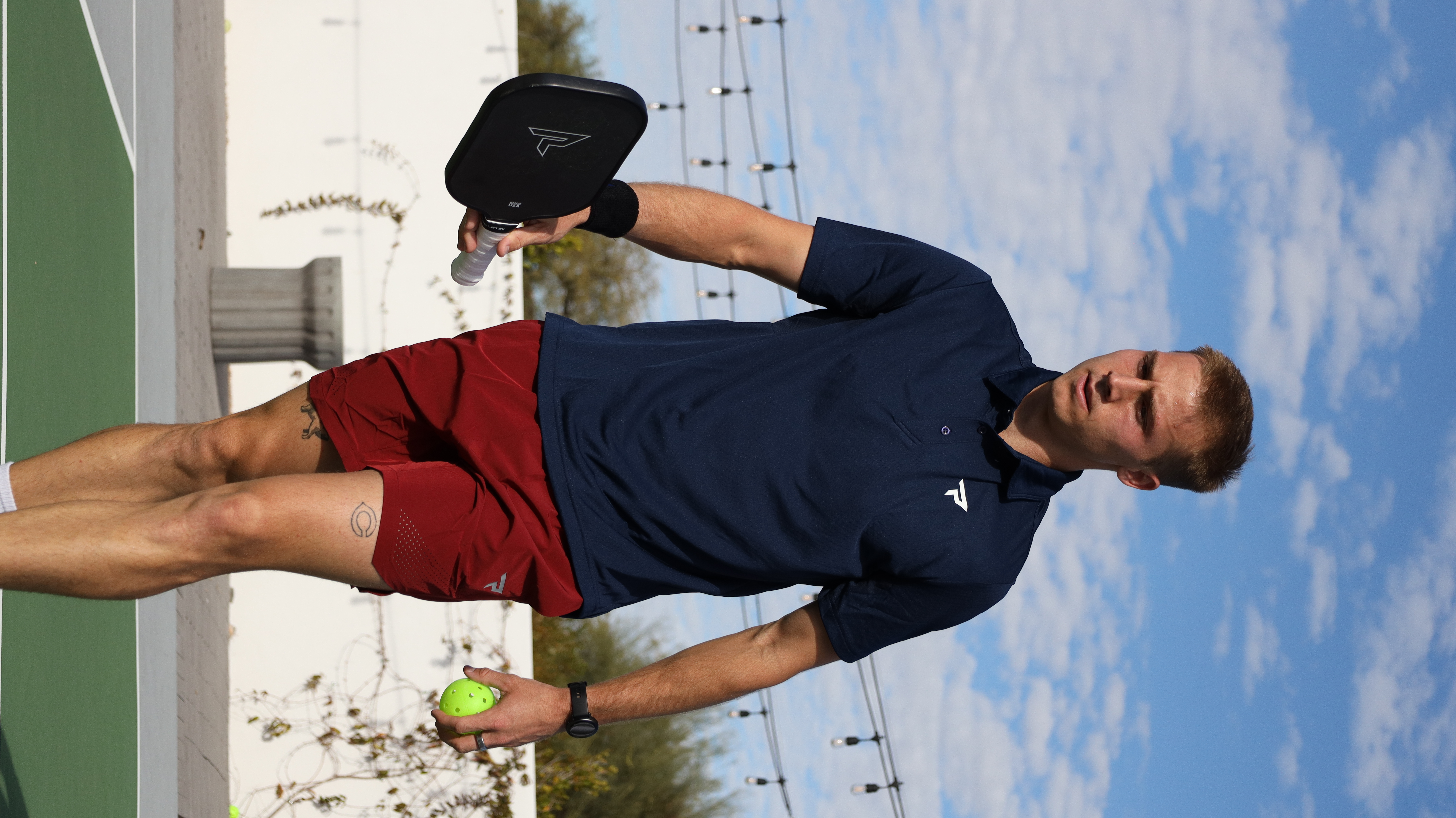 Christian Alshon getting ready to serve