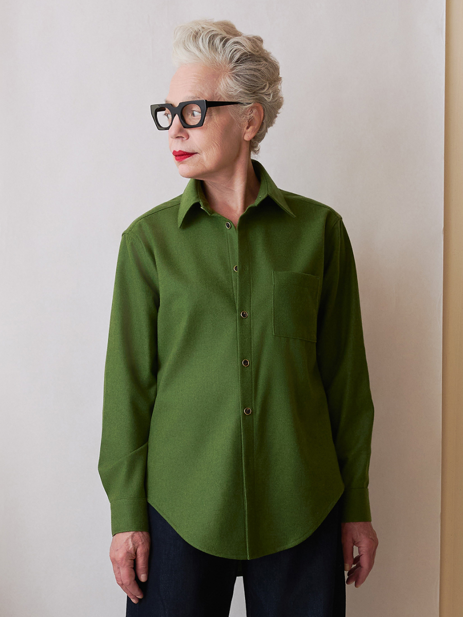 The New Oxford (Noble Green Merino Wool)