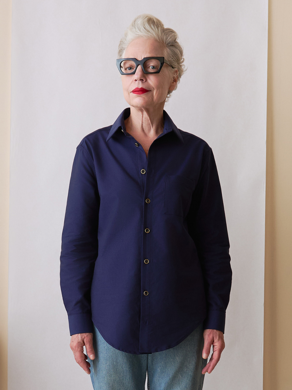 The New Oxford (Ballpoint Blue Cotton)