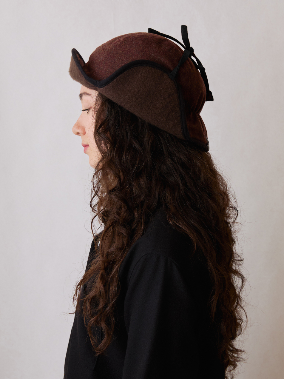 The Trapper Hat (Truffle Merino Wool)