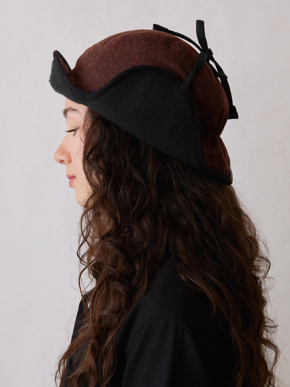 The Trapper Hat (Truffle Merino Wool)