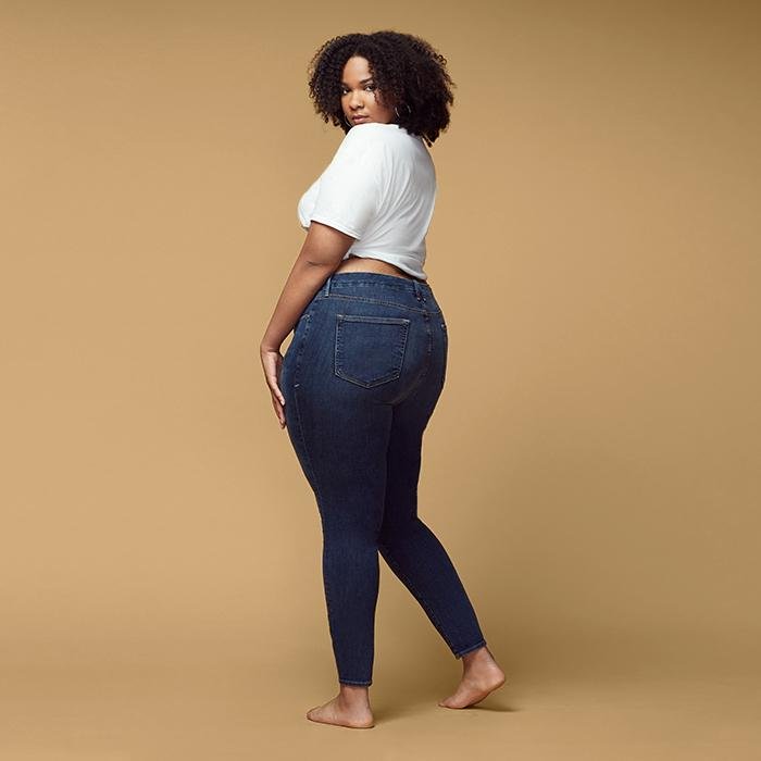 girl in jeans size 24