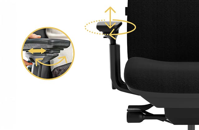 Steelcase Amia Bürostuhl verstellbare Armlehnen

