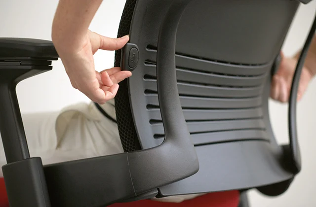 Steelcase Leap Bürostuhl ergonomische Lendenstütze
