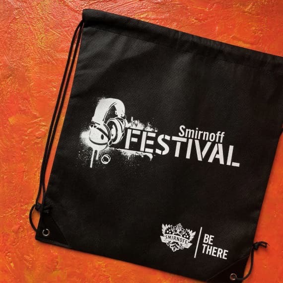 Printed Fabric Bags - Smirnoff Festival PP Bag