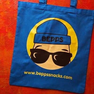 Printed Cotton Bags - Bepp Snacks