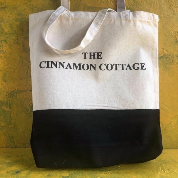 Bespoke Printed Canvas Bags - Cinnamon Cottage