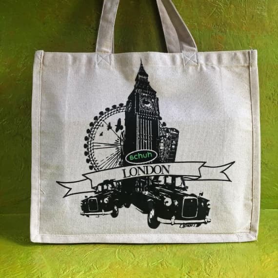 Bespoke Printed Canvas Bags - London