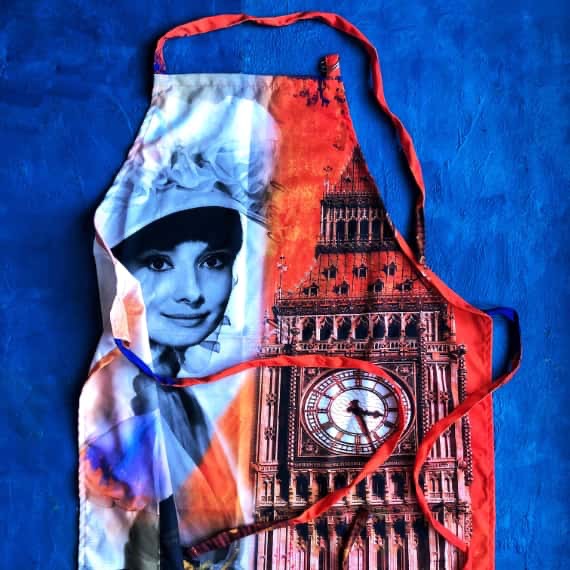 Printed Aprons - Colourful design with London images