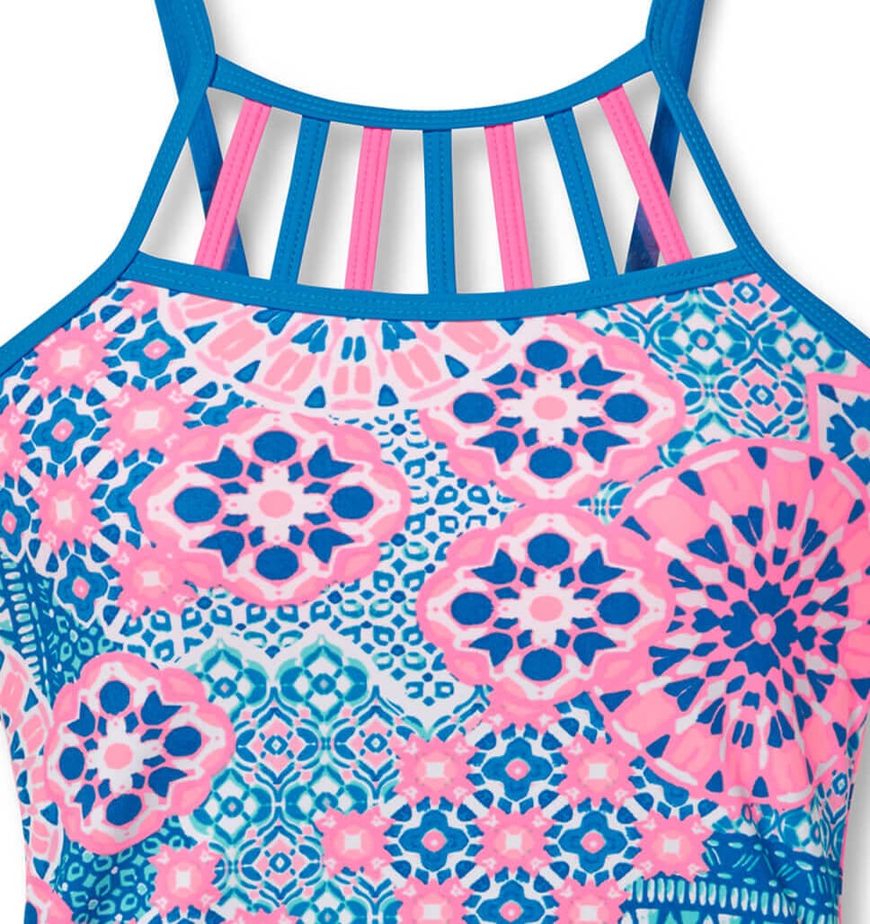 Girls' 2-Piece Santorini Tankini and Short Swim Set