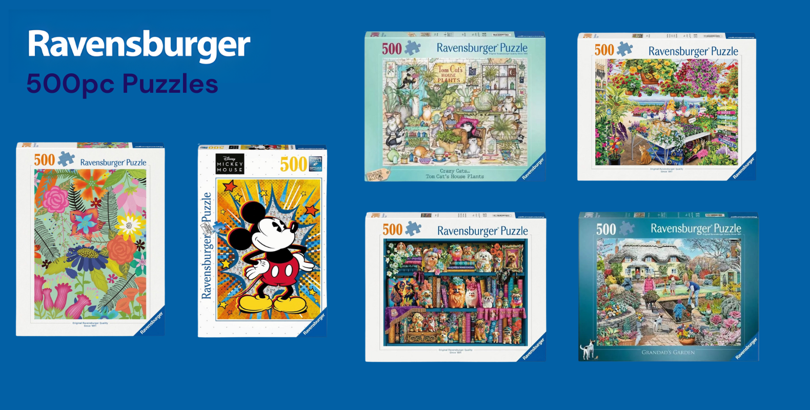 Ravensburger 500pc Puzzles