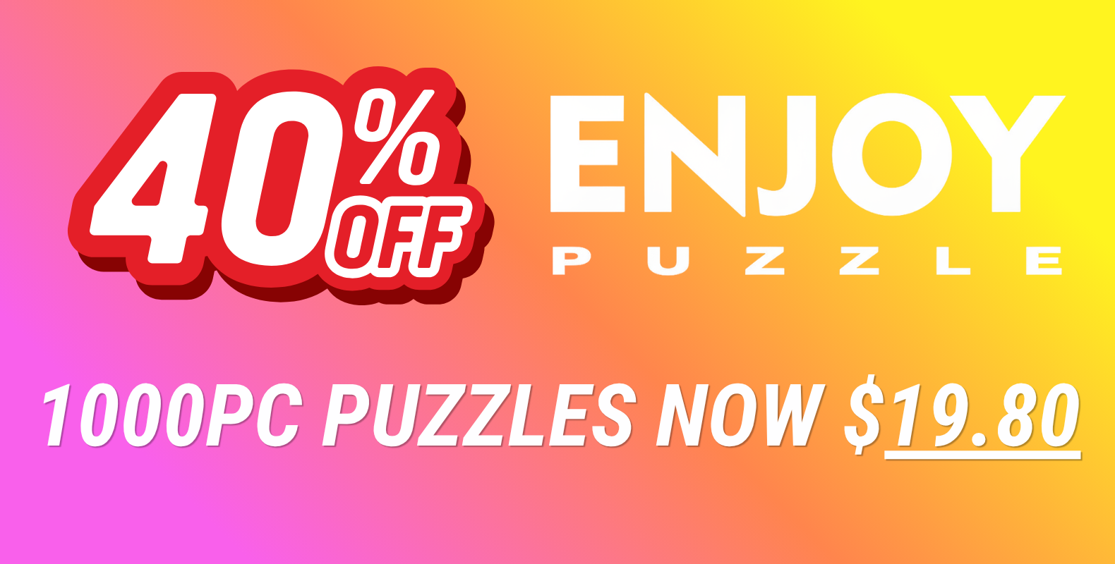ENJOY Puzzle Sale