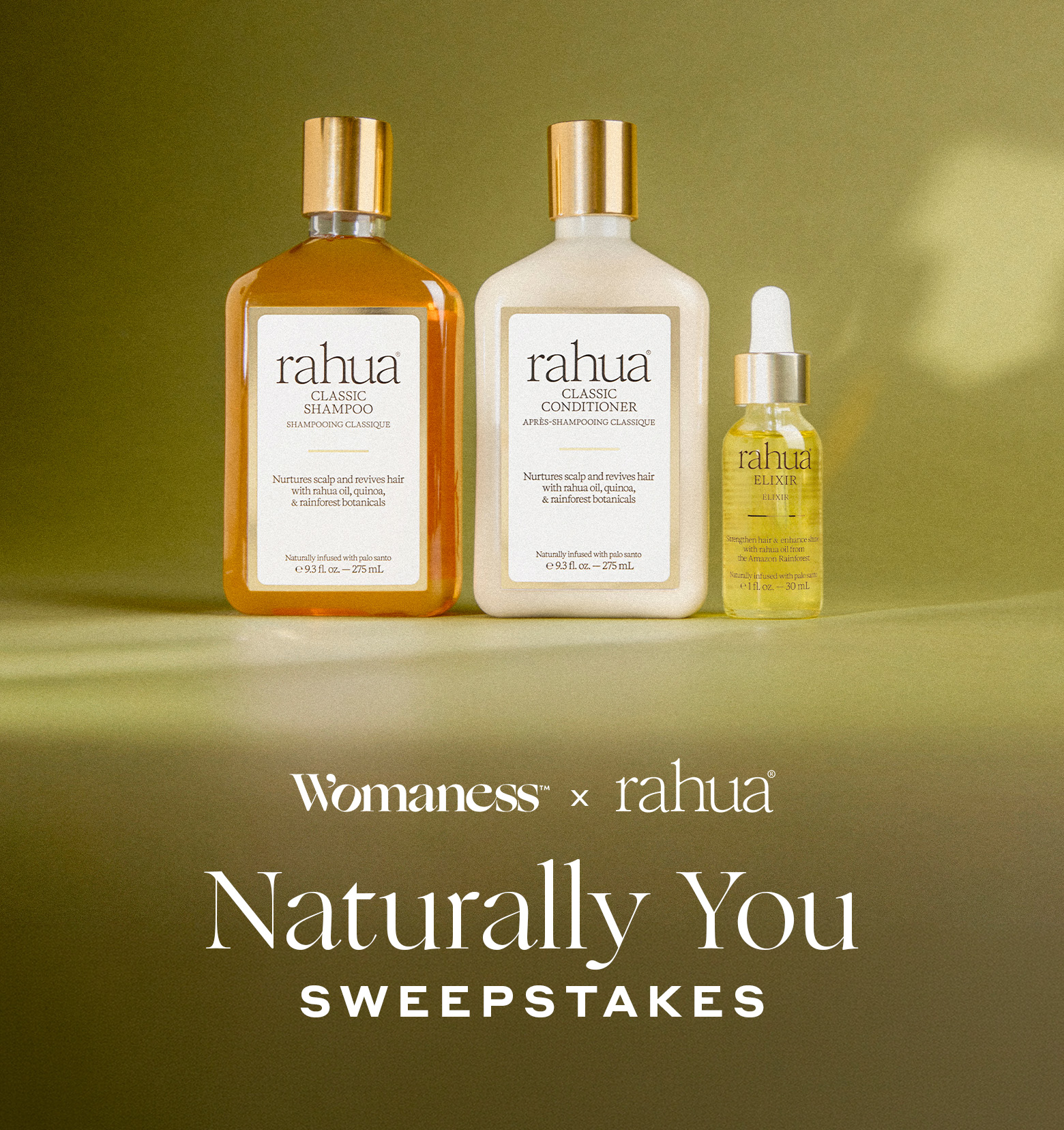 Womaness x Rahua Giveaway