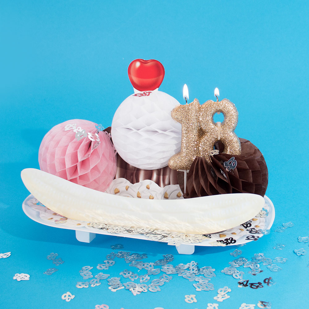 Invitation Stitch  Voici l'anniversaire de la crème glacée S