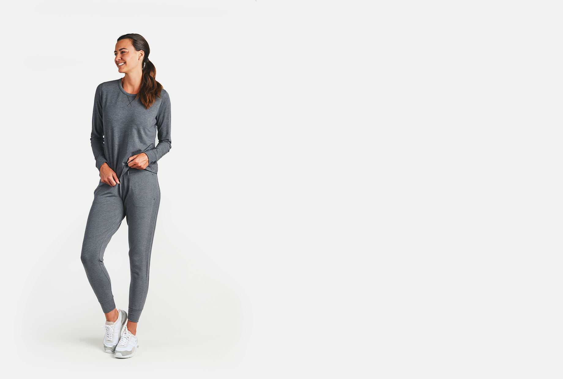 Women's Studio French Terry Bamboo Sweatshirt - tasc Performance