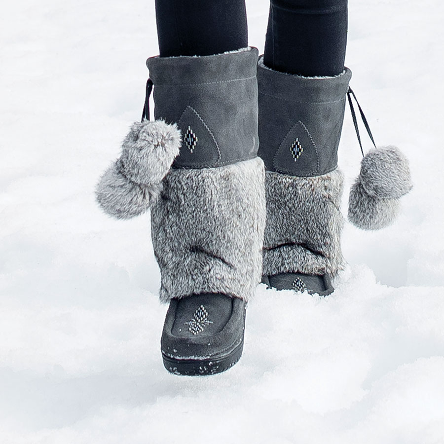 waterproof snowy owl mukluk