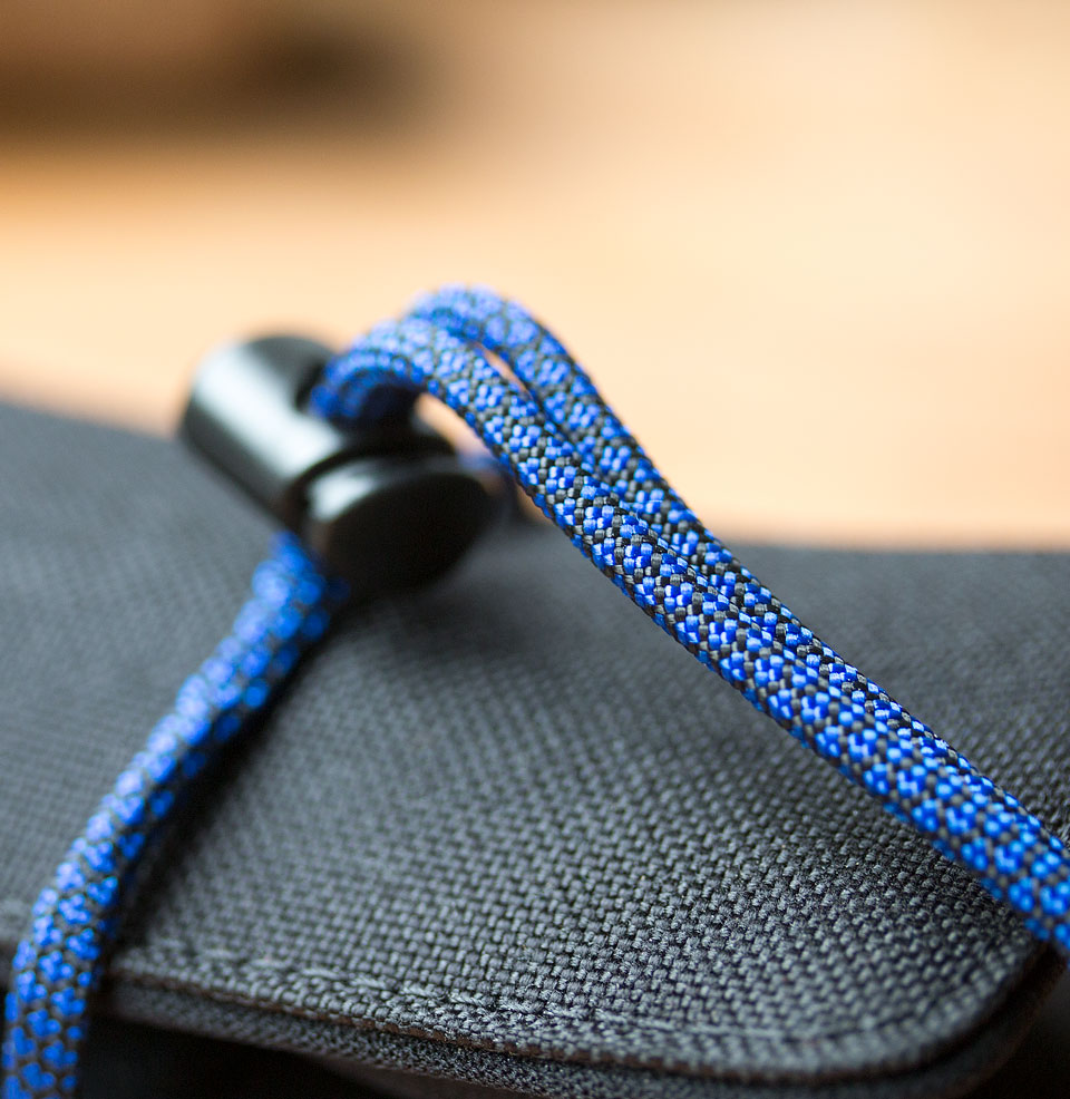EDC Watch Fold Flecked Blue Paracord