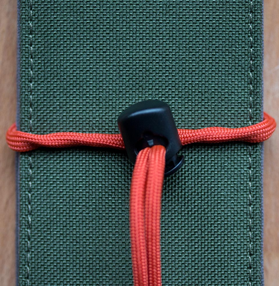 EDC Watch Fold Olive 1000D Nylon with Bright Orange Cord
